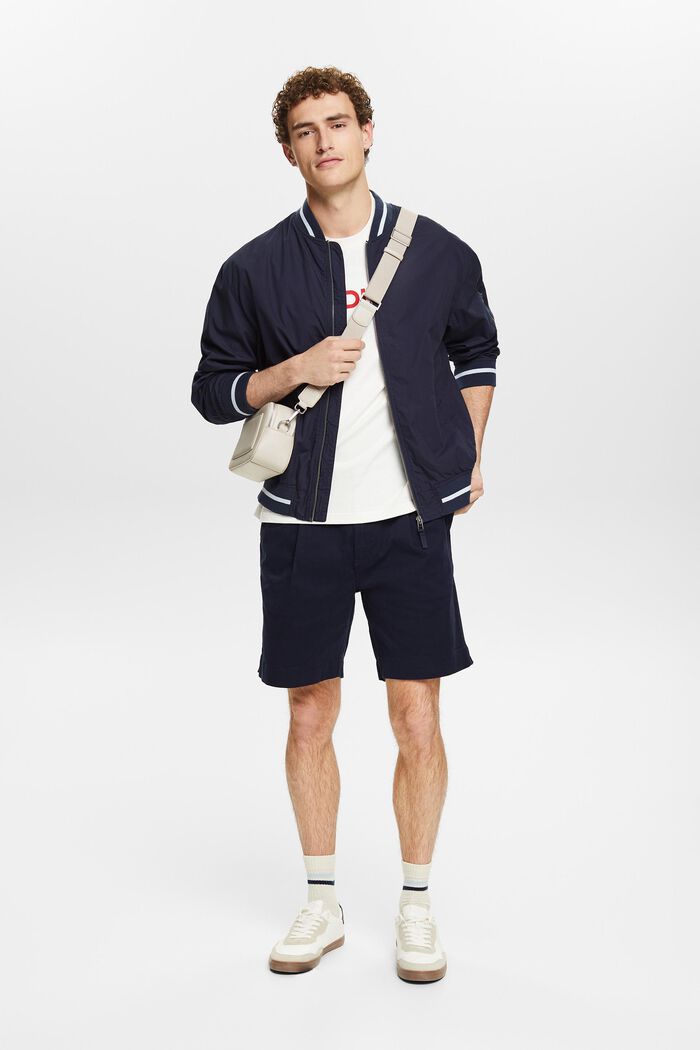 Shorts chino in cotone, NAVY, detail image number 5