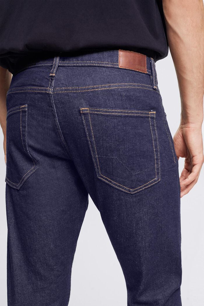 Jeans elasticizzati con cotone biologico, BLUE RINSE, detail image number 4