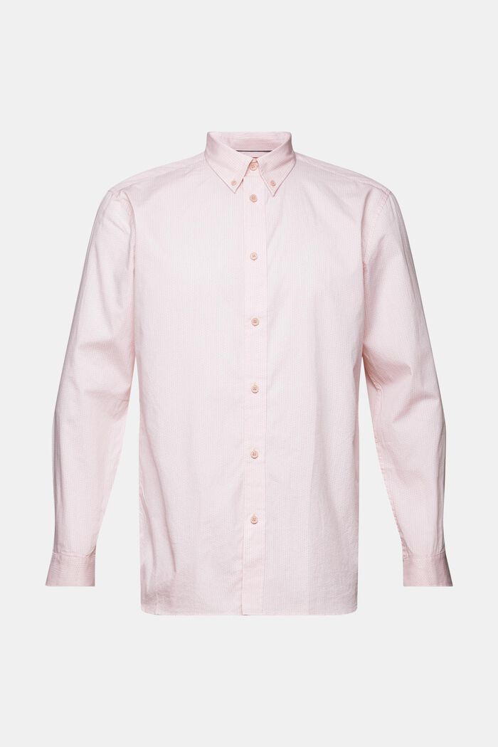 Camicia in popeline di cotone, OLD PINK, detail image number 6