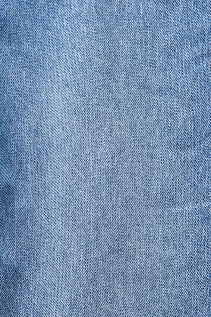 Jeans retrò dal taglio classico a vita alta, BLUE BLEACHED, detail image number 6