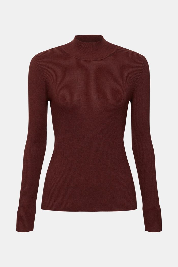 Pullover a coste, LENZING™ ECOVERO™, BORDEAUX RED, detail image number 2
