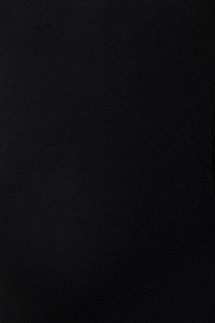 Canotta in cotone elasticizzato, BLACK, detail image number 3
