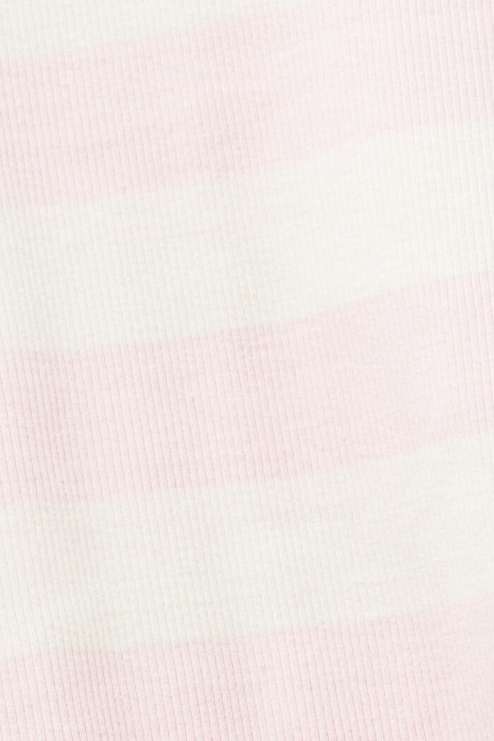 Canotta con logo a righe, PASTEL PINK, detail image number 6