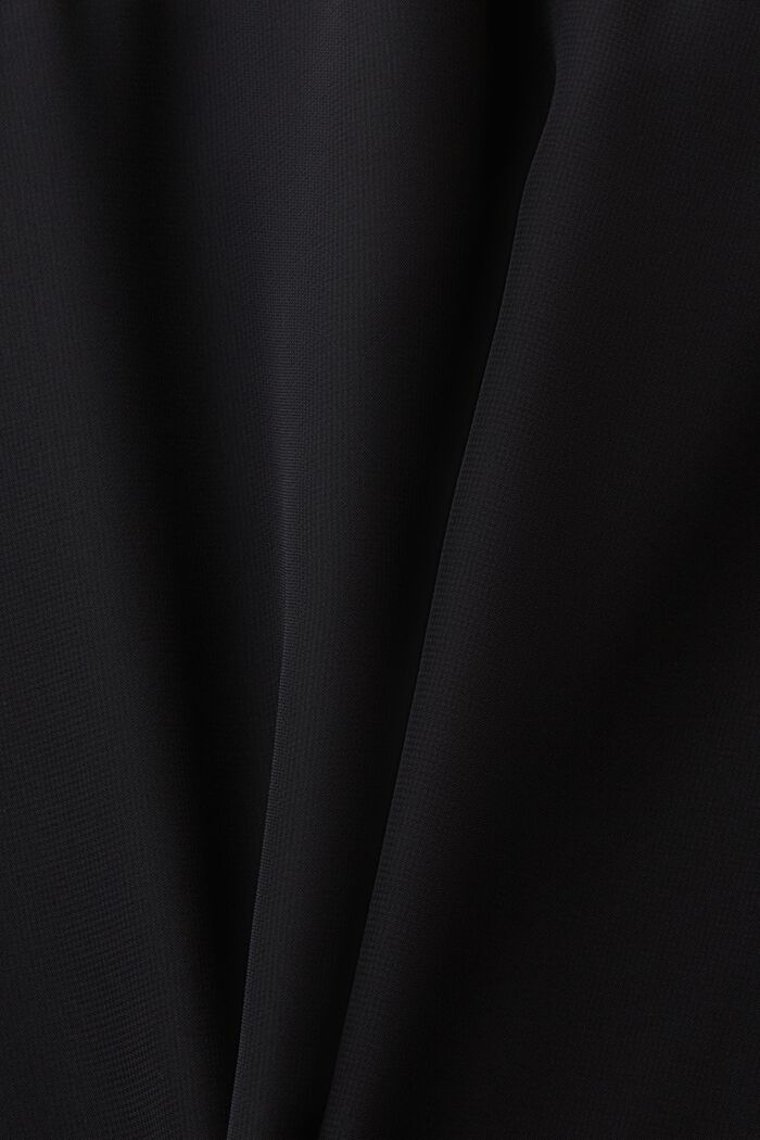 Mini abito in chiffon con scollo a V, BLACK, detail image number 4