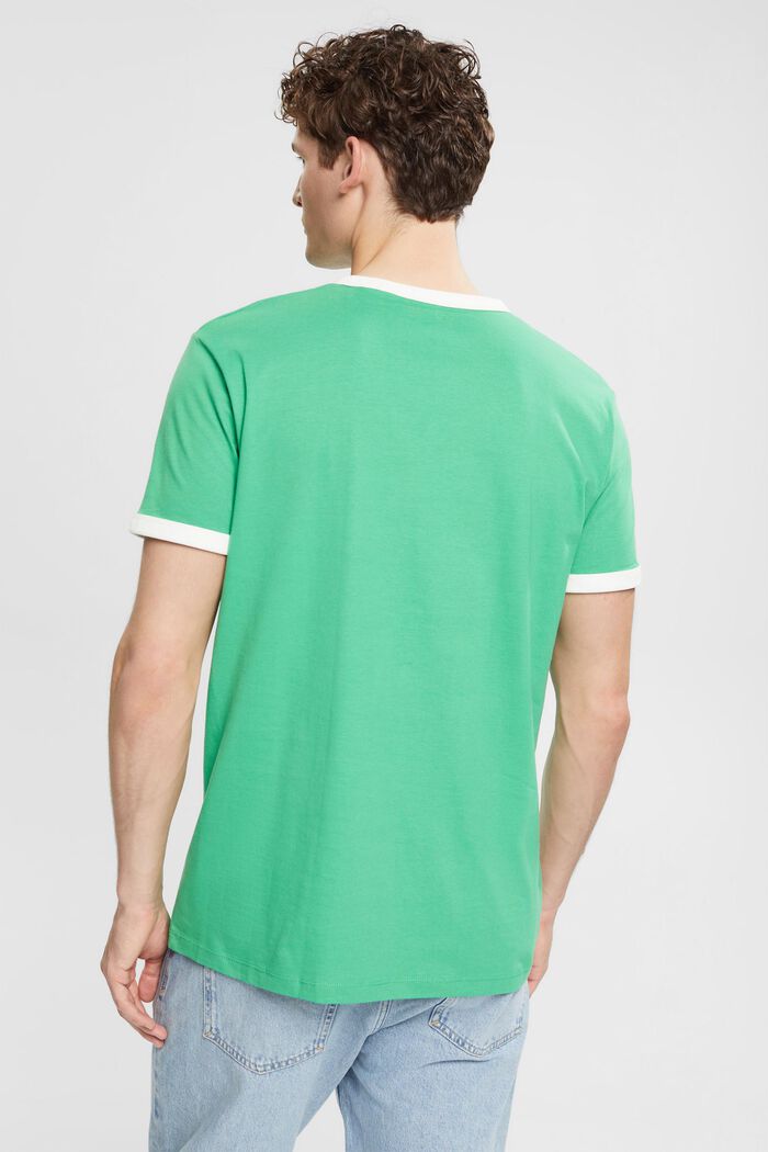 T-shirt in jersey con stampa del logo, GREEN, detail image number 3