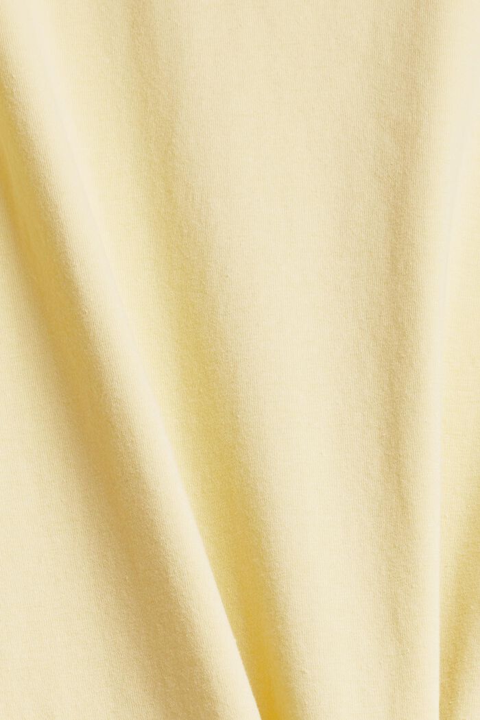 Gilet in cotone biologico, DUSTY YELLOW, detail image number 1