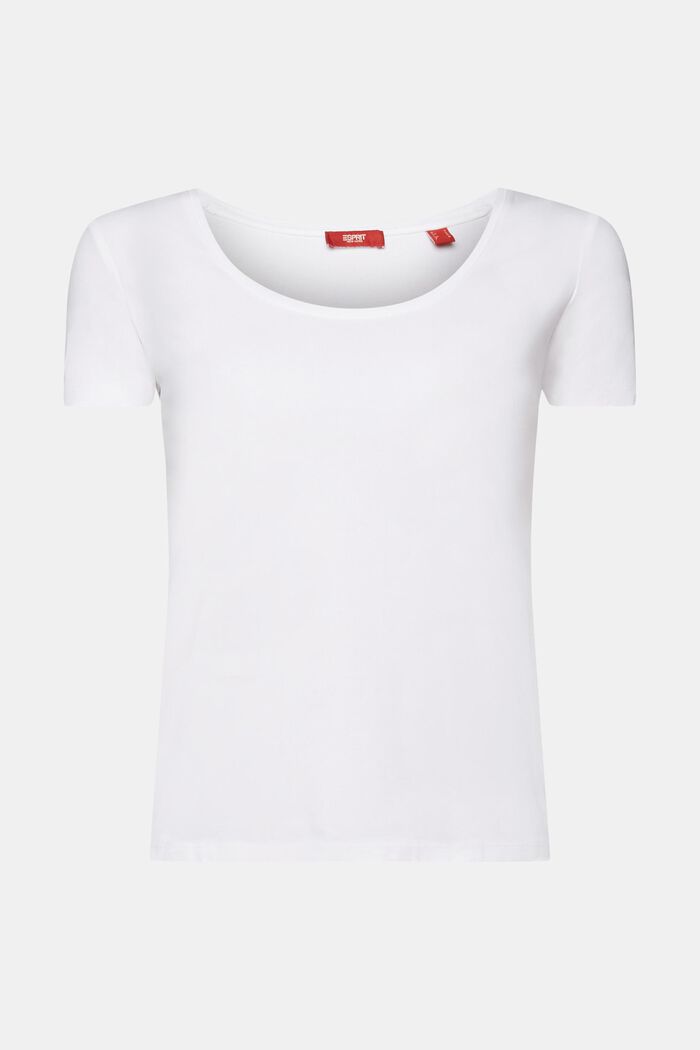 T-shirt a collo alto, WHITE, detail image number 6
