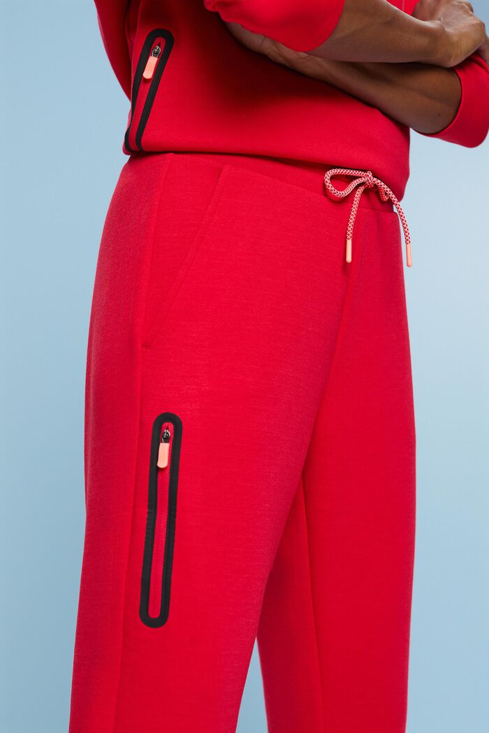 Pantaloni da jogging active, LENZING™ ECOVERO™, RED, detail image number 4