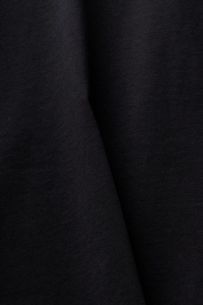 T-shirt con scollo a V, BLACK, detail image number 5