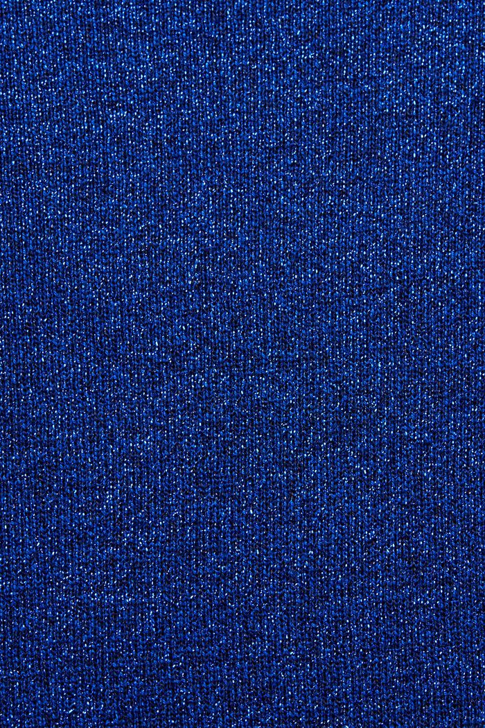 Maglia a maniche lunghe luccicante, BRIGHT BLUE, detail image number 5