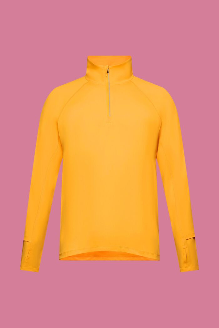 Top active a maniche lunghe con E-DRY, GOLDEN ORANGE, detail image number 5