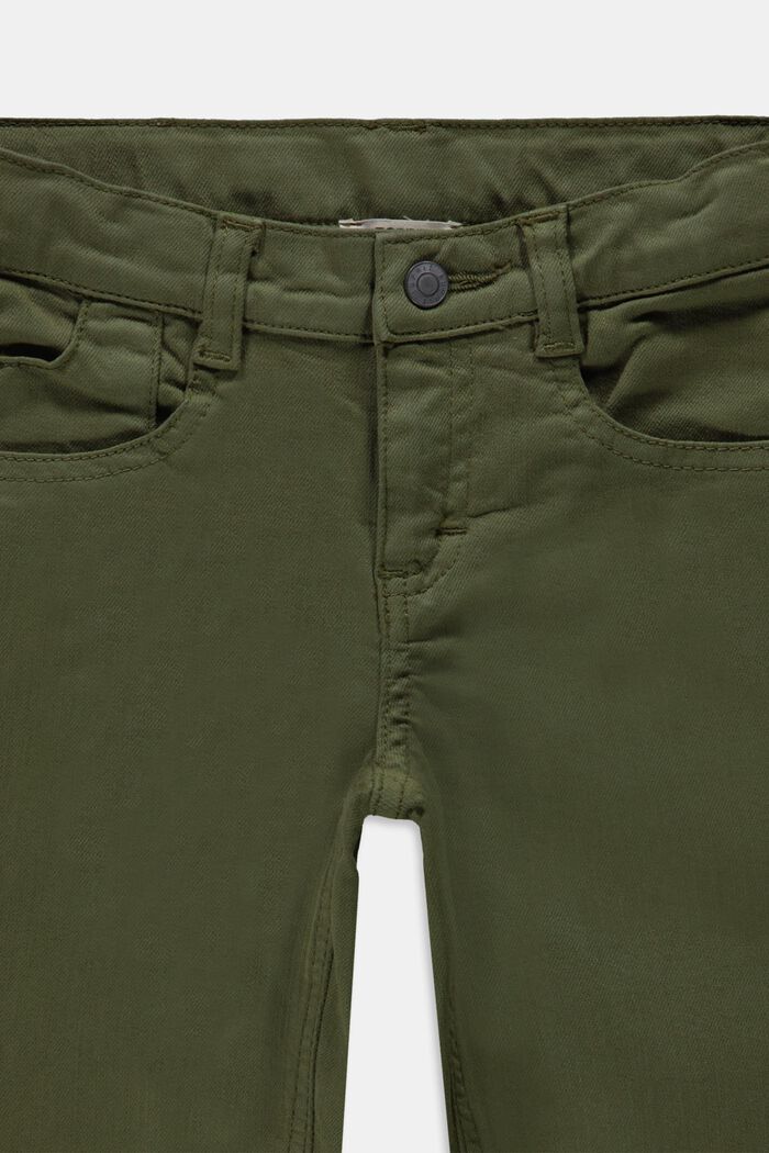 In materiale riciclato: shorts bermuda con vita regolabile, OLIVE, detail image number 2