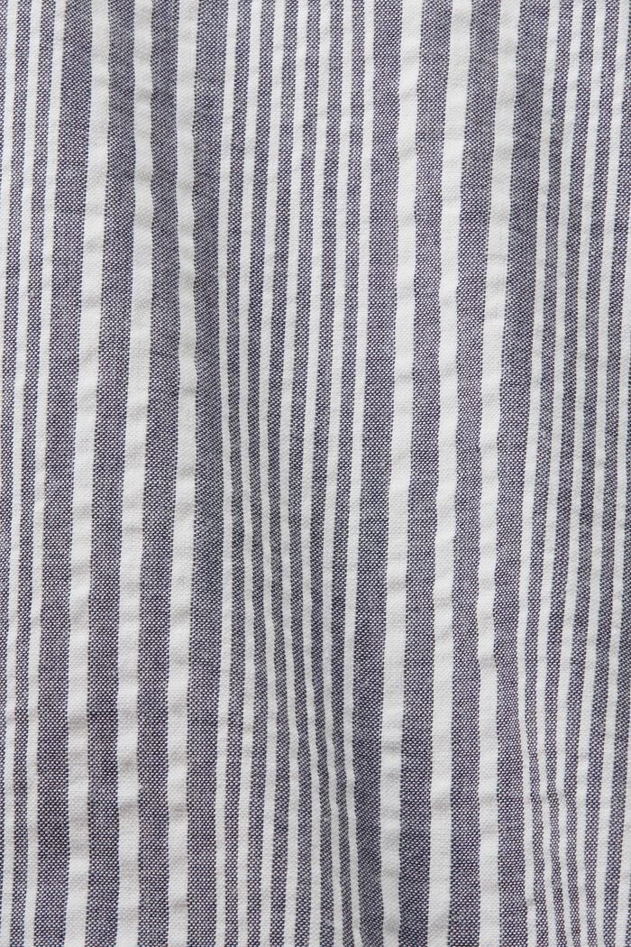 Camicia seersucker oversize, 100% cotone, DARK BLUE, detail image number 5