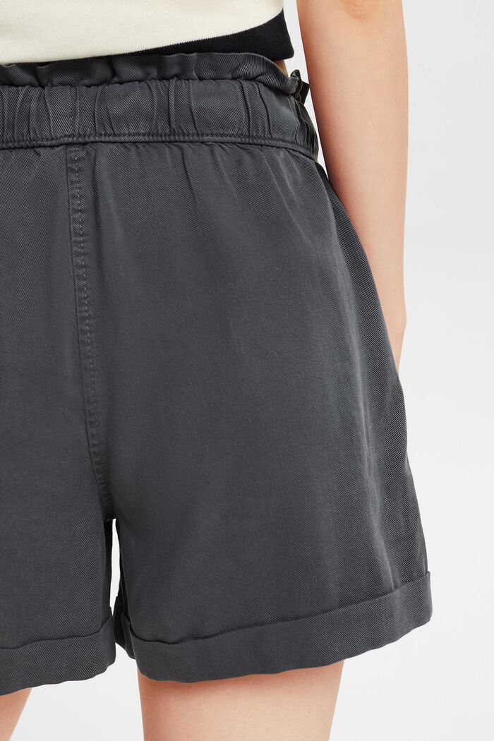 Shorts da infilare in twill, ANTHRACITE, detail image number 3