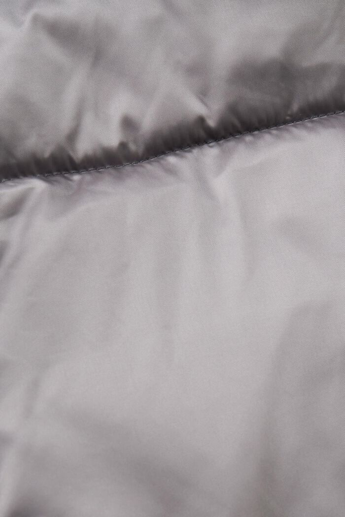 Piumino con cappuccio rimovibile, BROWN GREY, detail image number 6