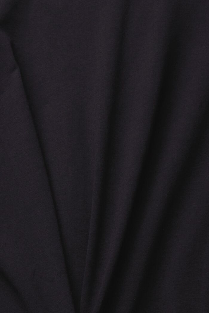 Camicia da notte in jersey, BLACK, detail image number 1