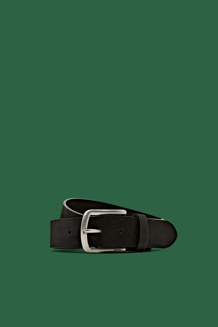 Cintura in pelle, BLACK, detail image number 0