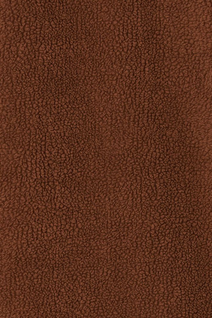 MATERNITY Felpa in tessuto di pelliccia sintetica, TOFFEE BROWN, detail image number 3