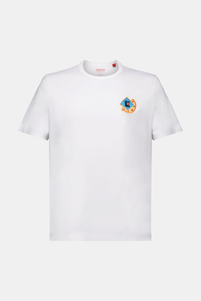 T-shirt con logo grafico, WHITE, detail image number 7