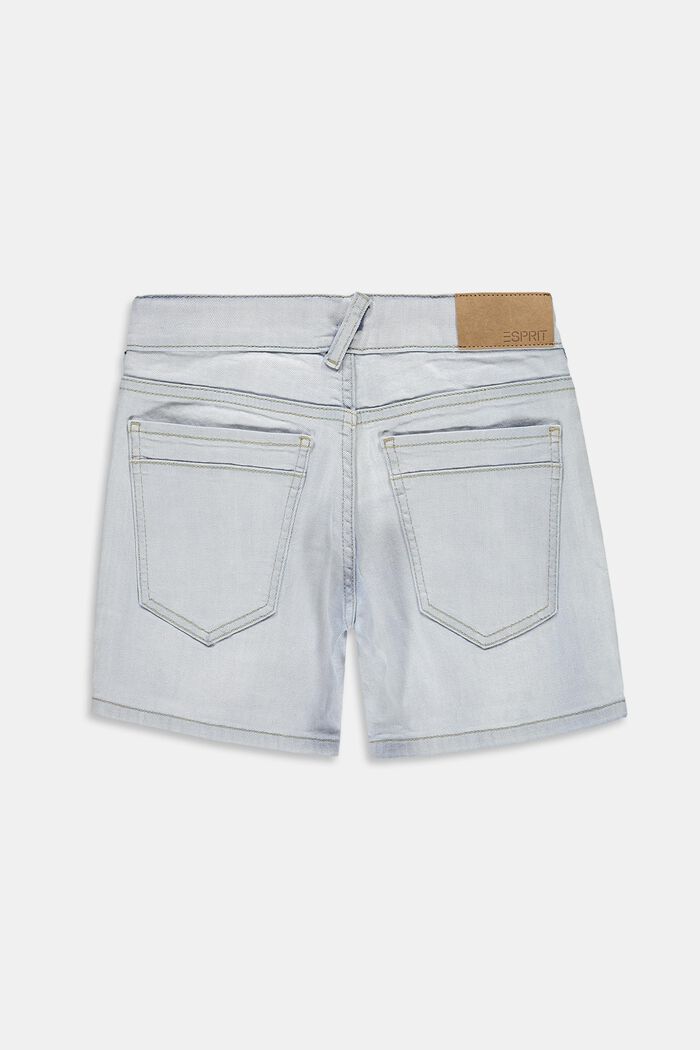 Shorts di jeans con vita regolabile, in cotone