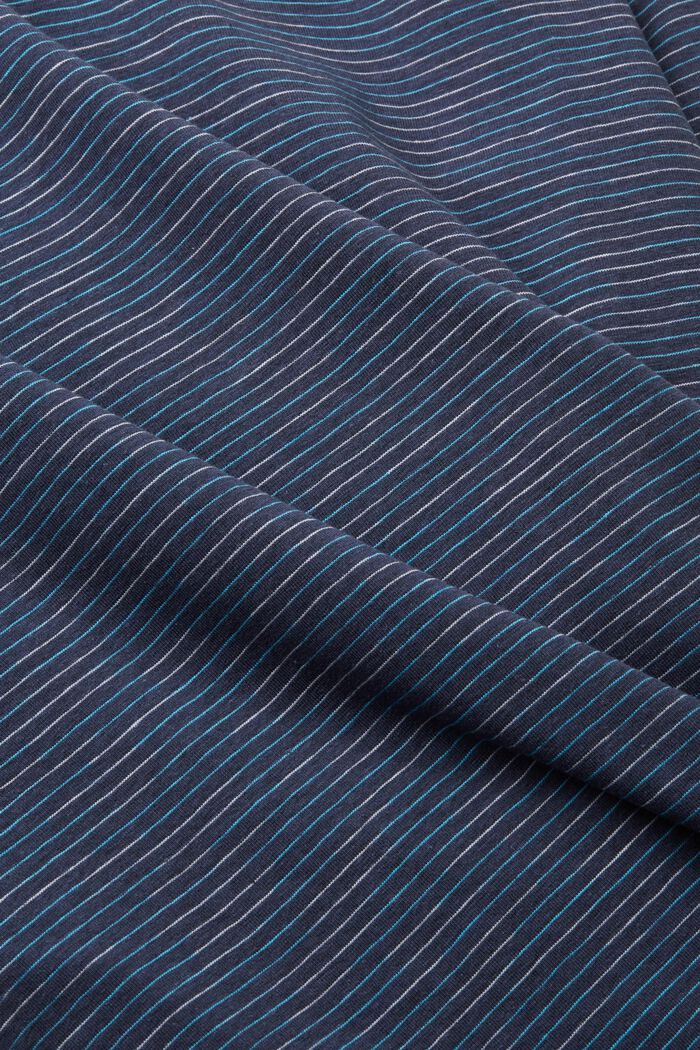 Polo a righe melangiate, NAVY, detail image number 5