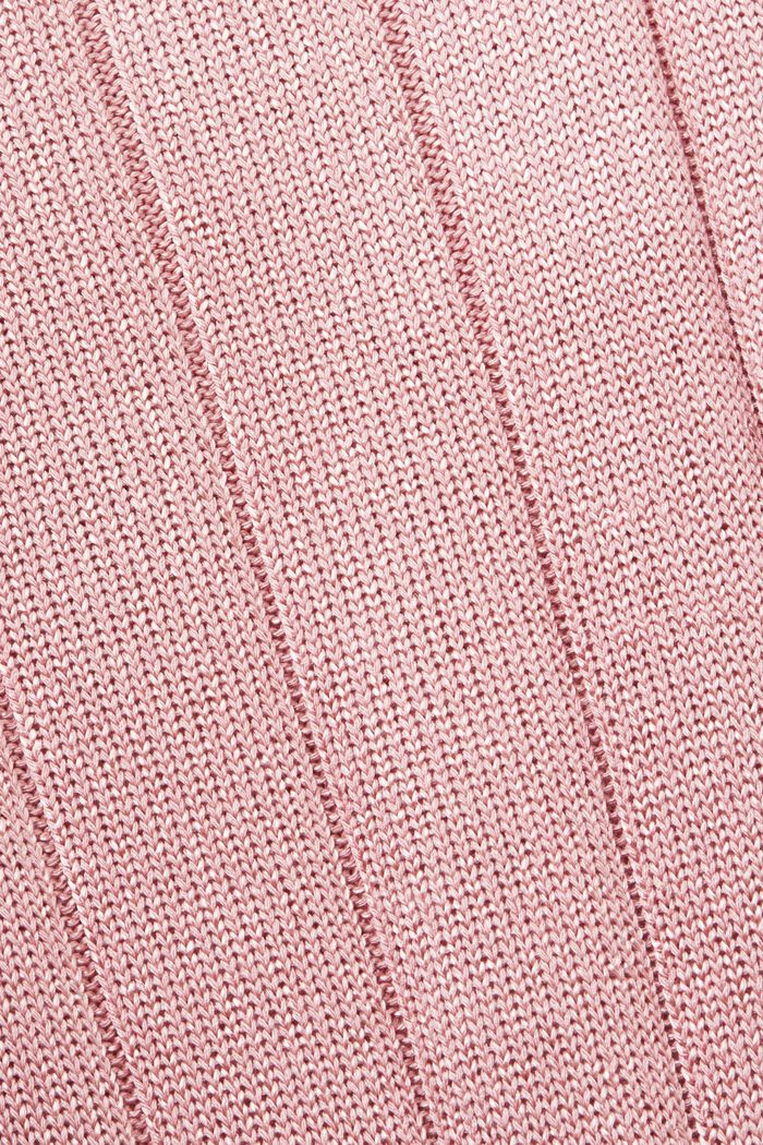 Camicia in maglia a coste, OLD PINK, detail image number 5