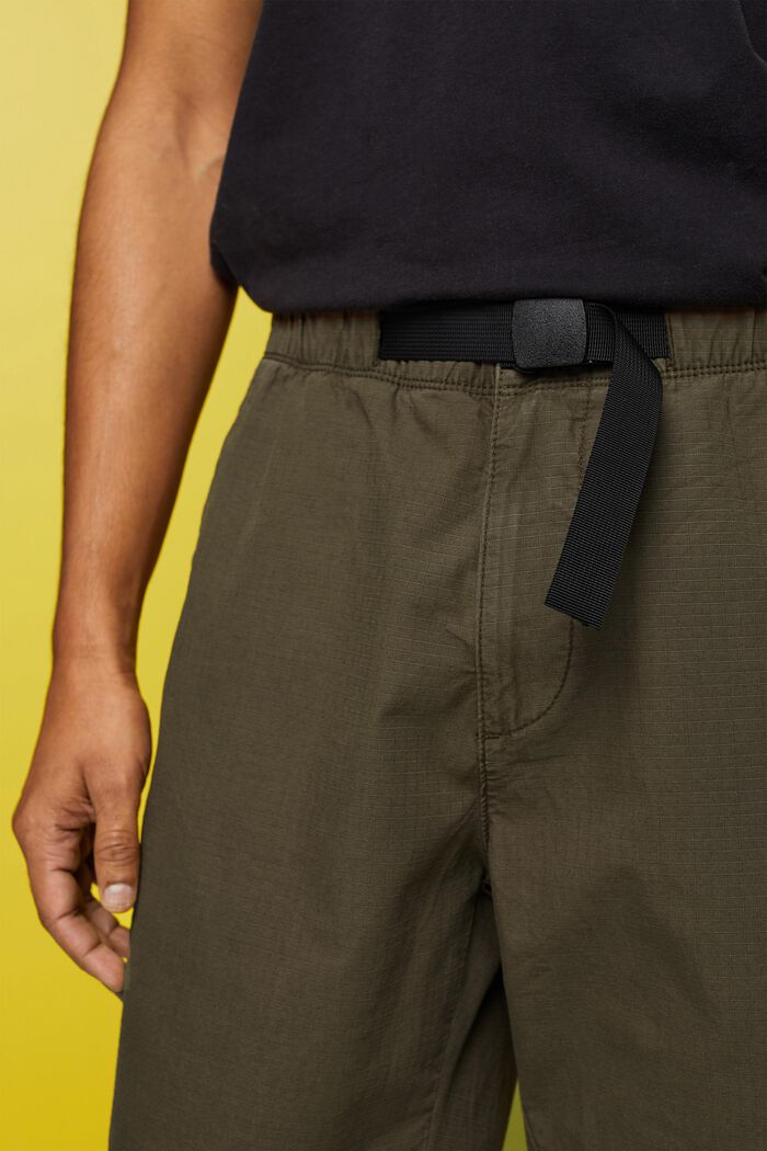 Pantaloncini con cintura con coulisse, KHAKI GREEN, detail image number 2