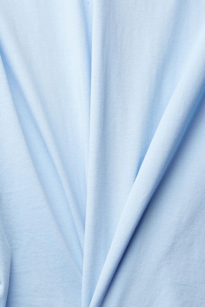 T-shirt in jersey con stampa del logo, LIGHT BLUE, detail image number 1