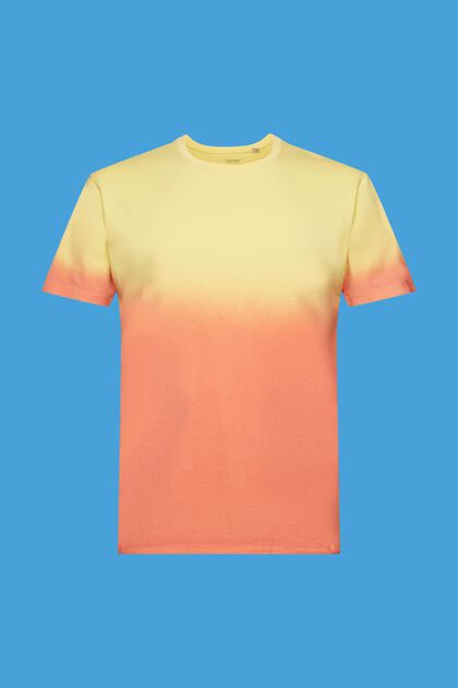 T-shirt bicolore effetto sfumato