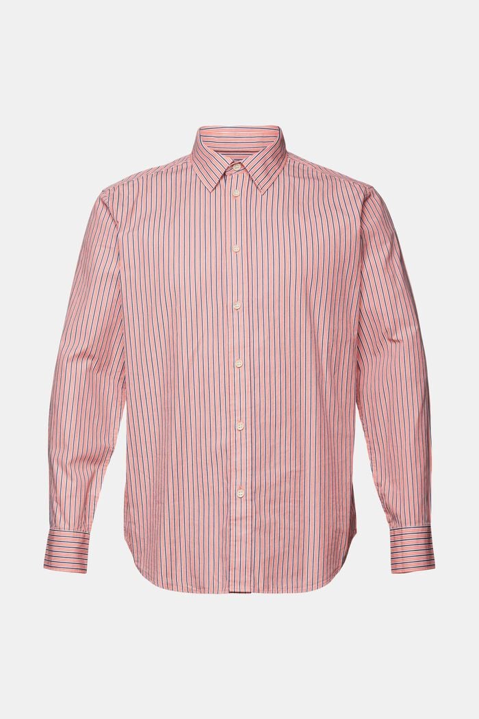 Camicia a righe, 100% cotone, CORAL RED, detail image number 6