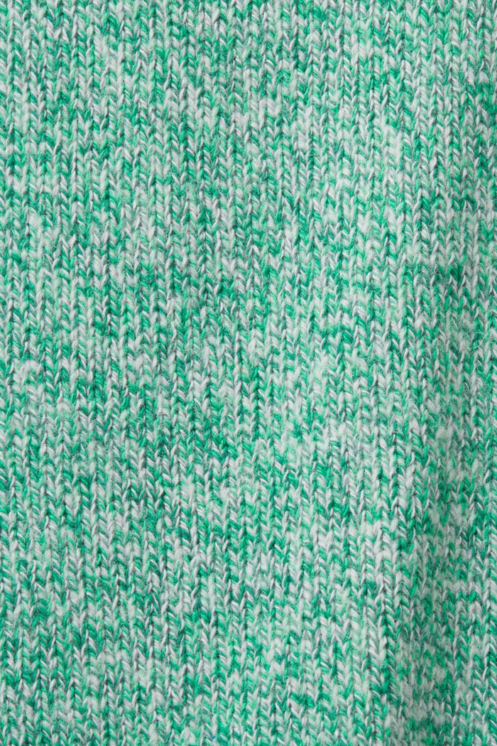 Maglia a girocollo, misto lana, GREEN, detail image number 5
