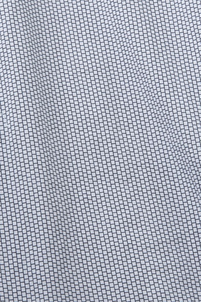 Camicia in popeline di cotone, NAVY, detail image number 4