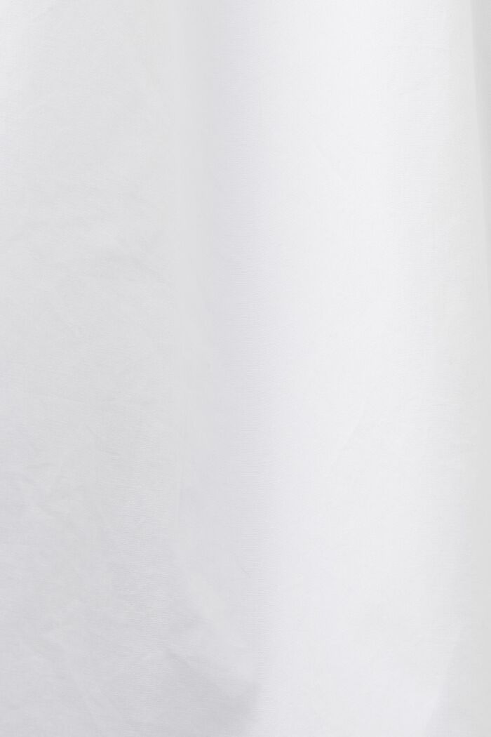 Camicia blusata ampia, 100% cotone, WHITE, detail image number 5