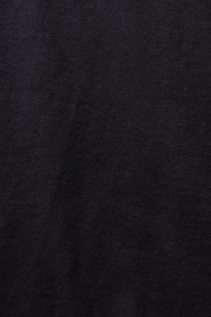 T-shirt a maniche corte a girocollo, BLACK, detail image number 4