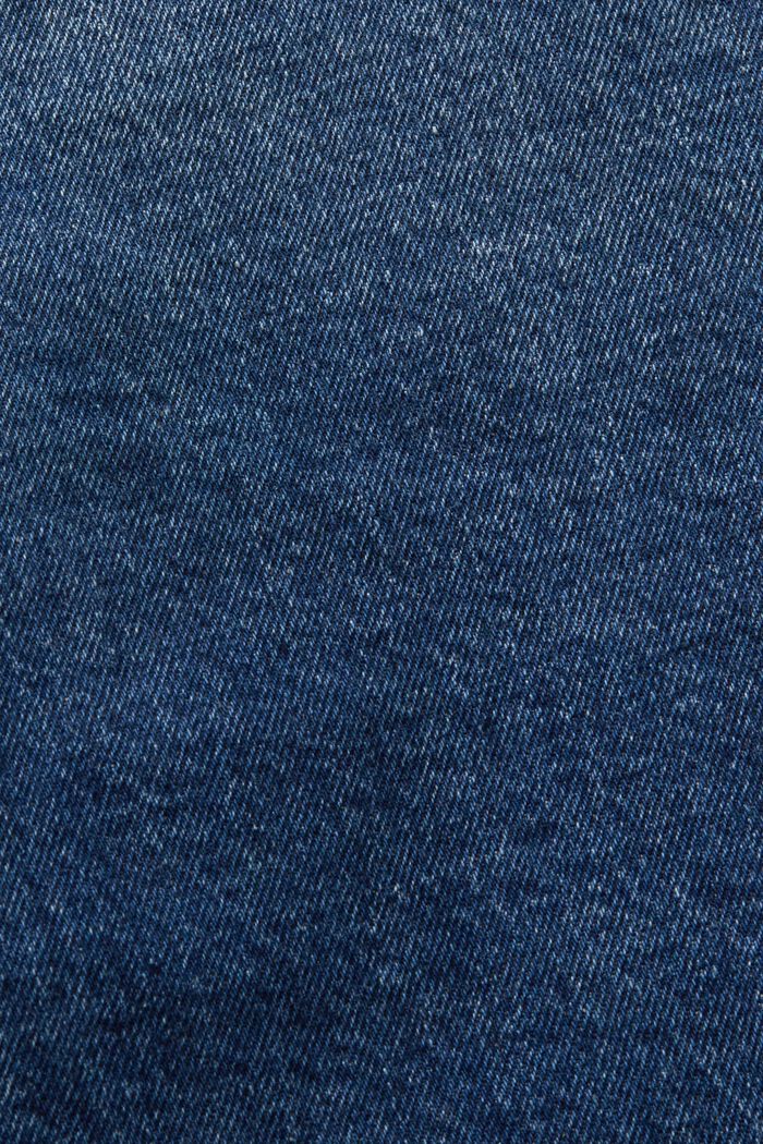 Jeans retrò a gamba larga a vita media, BLUE MEDIUM WASHED, detail image number 6