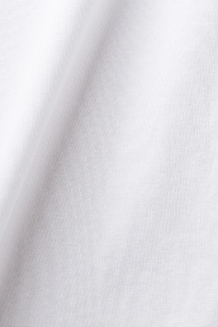 Top con logo luccicante, WHITE, detail image number 5