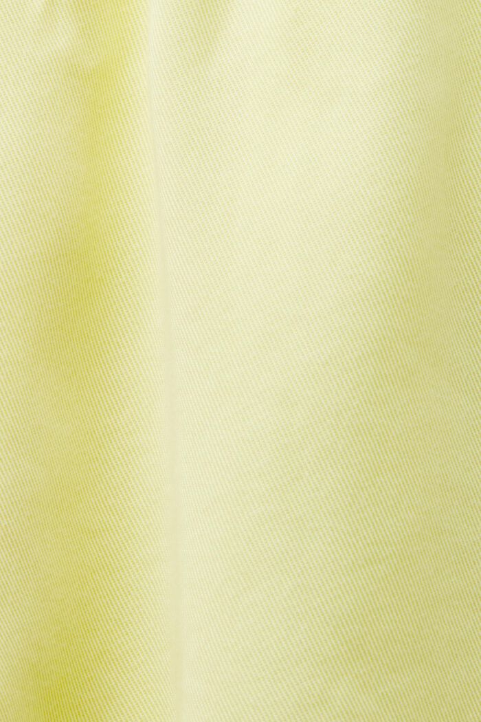 Pantaloncini con elastico e coulisse in vita, YELLOW, detail image number 7