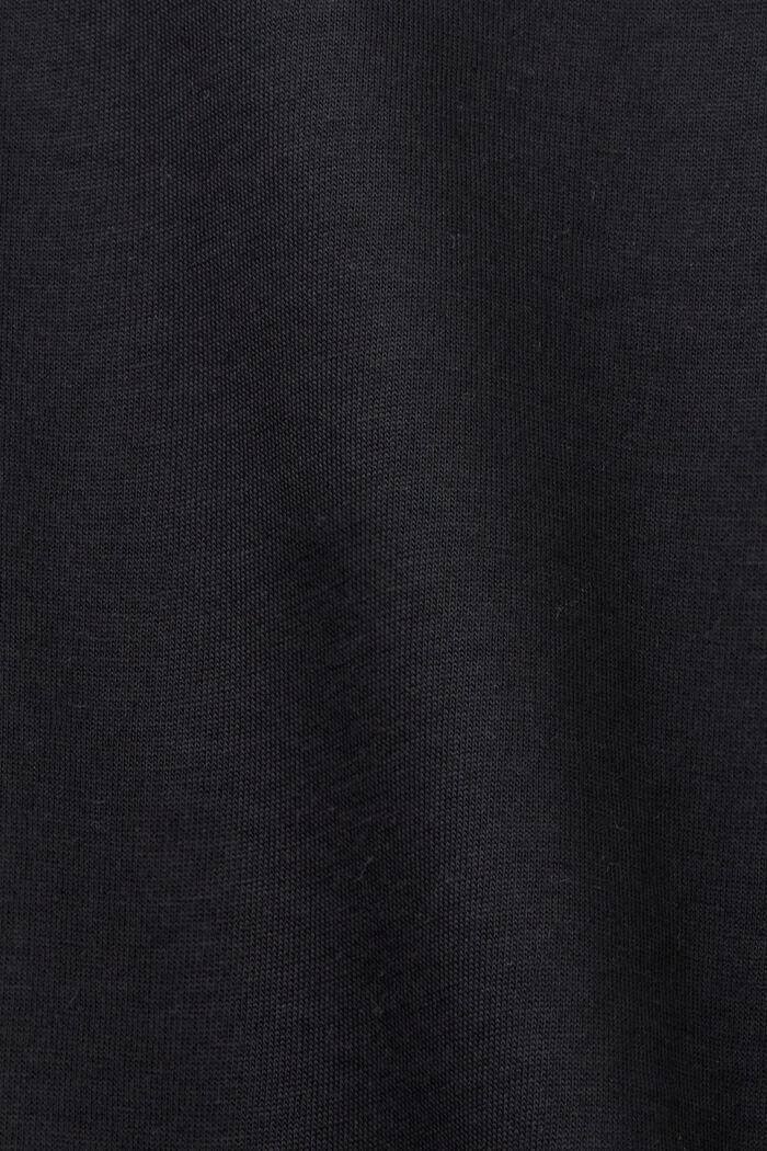 Abito mini in jersey, 100% cotone, BLACK, detail image number 5