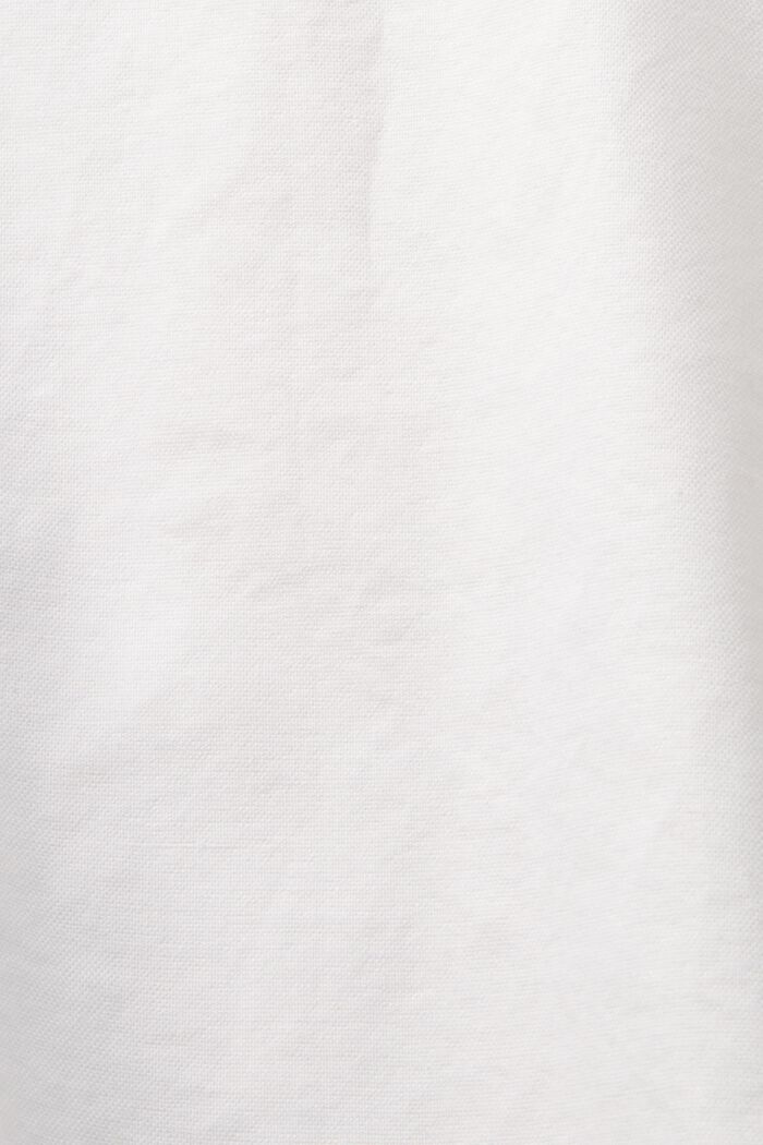 Camicia blusata Oxford, WHITE, detail image number 6