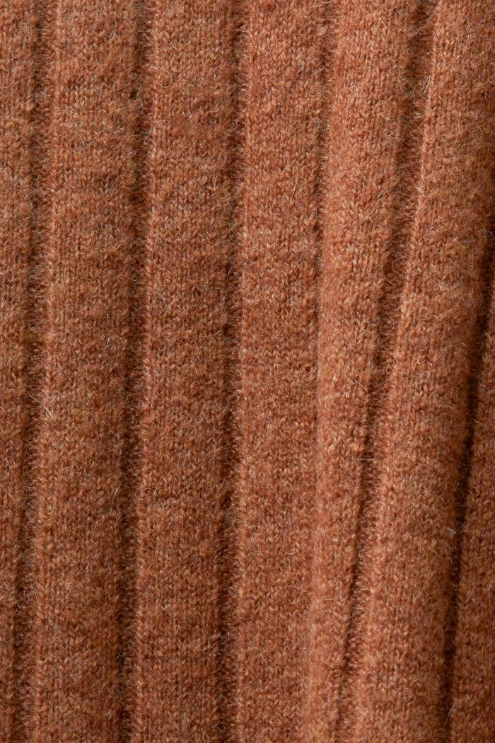 Pullover in maglia a coste piatte, BARK, detail image number 5