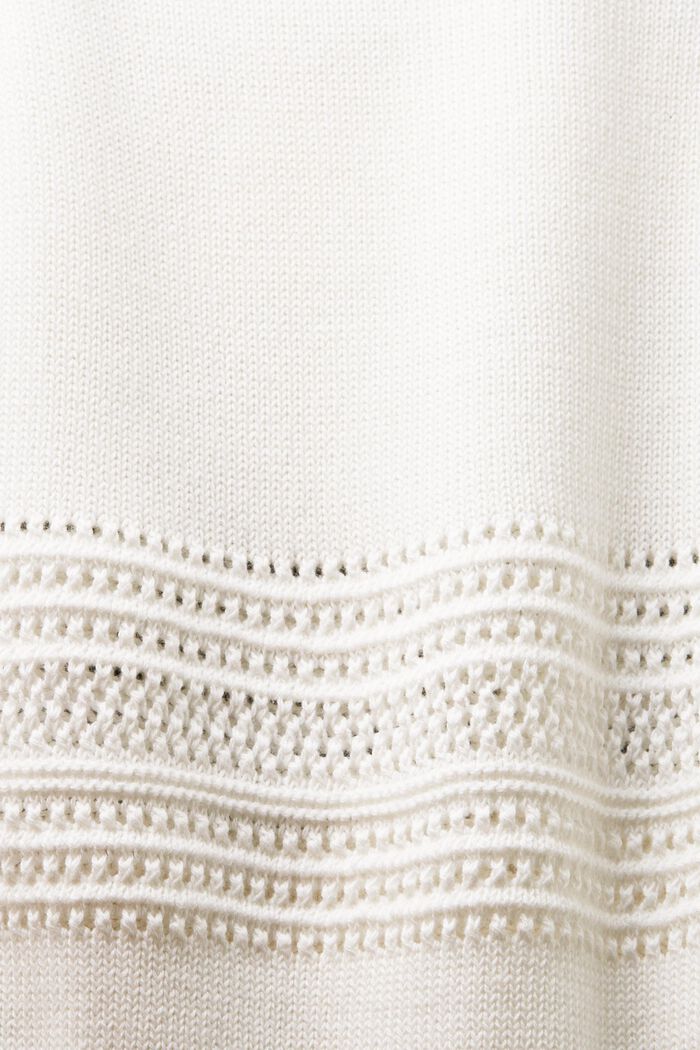 Pullover in mesh senza maniche, OFF WHITE, detail image number 5