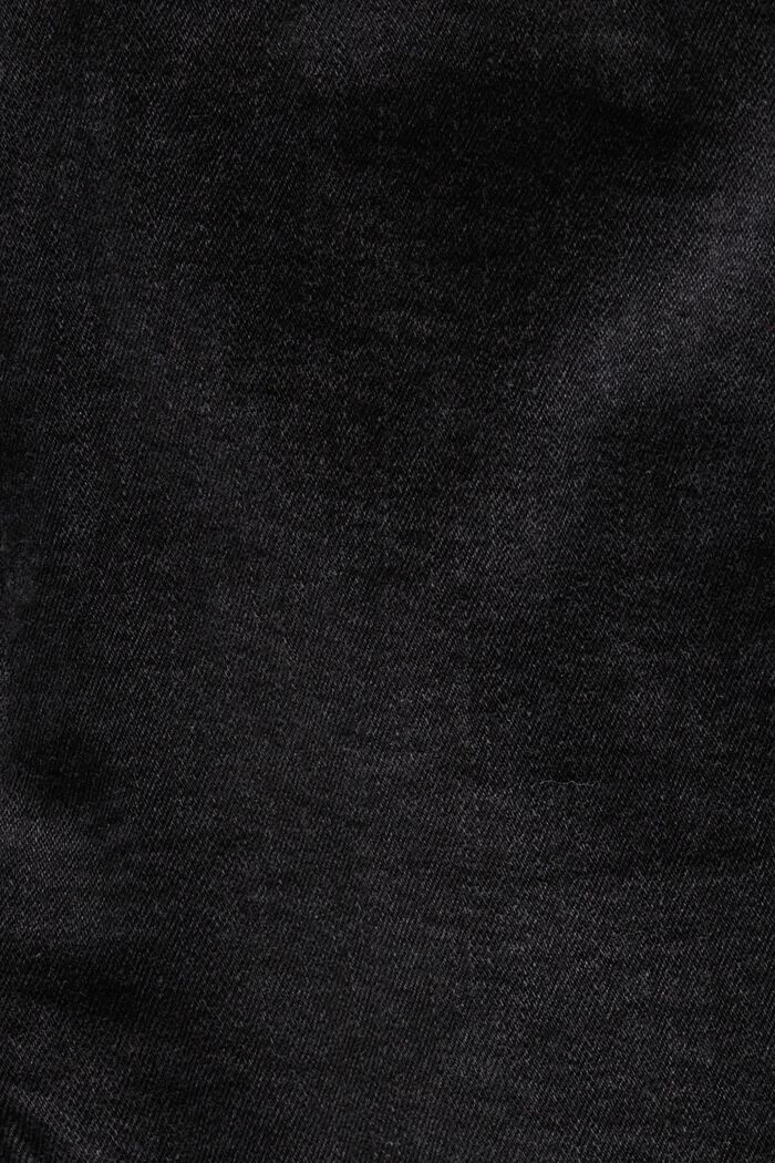 Shorts in denim classici e retrò, BLACK DARK WASHED, detail image number 5