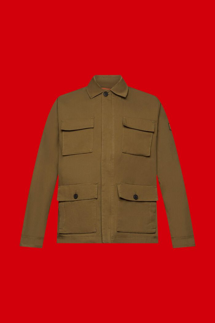 Giacca field in misto cotone, LIGHT KHAKI, detail image number 5