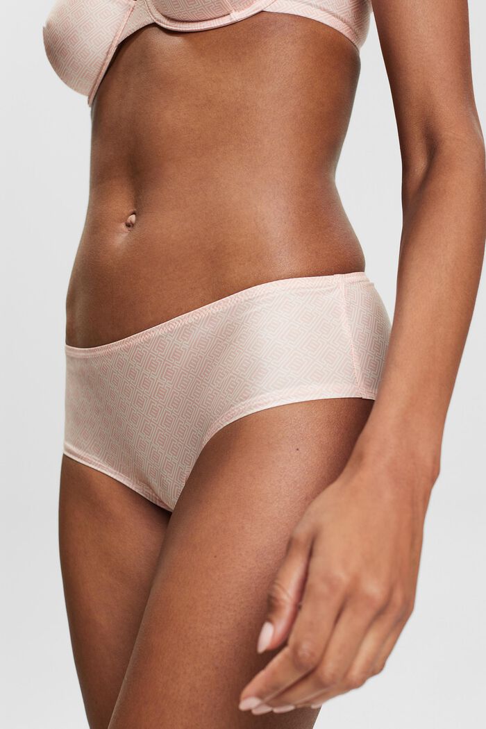 Culotte in microfibra con stampa e logo, LIGHT PINK, detail image number 2