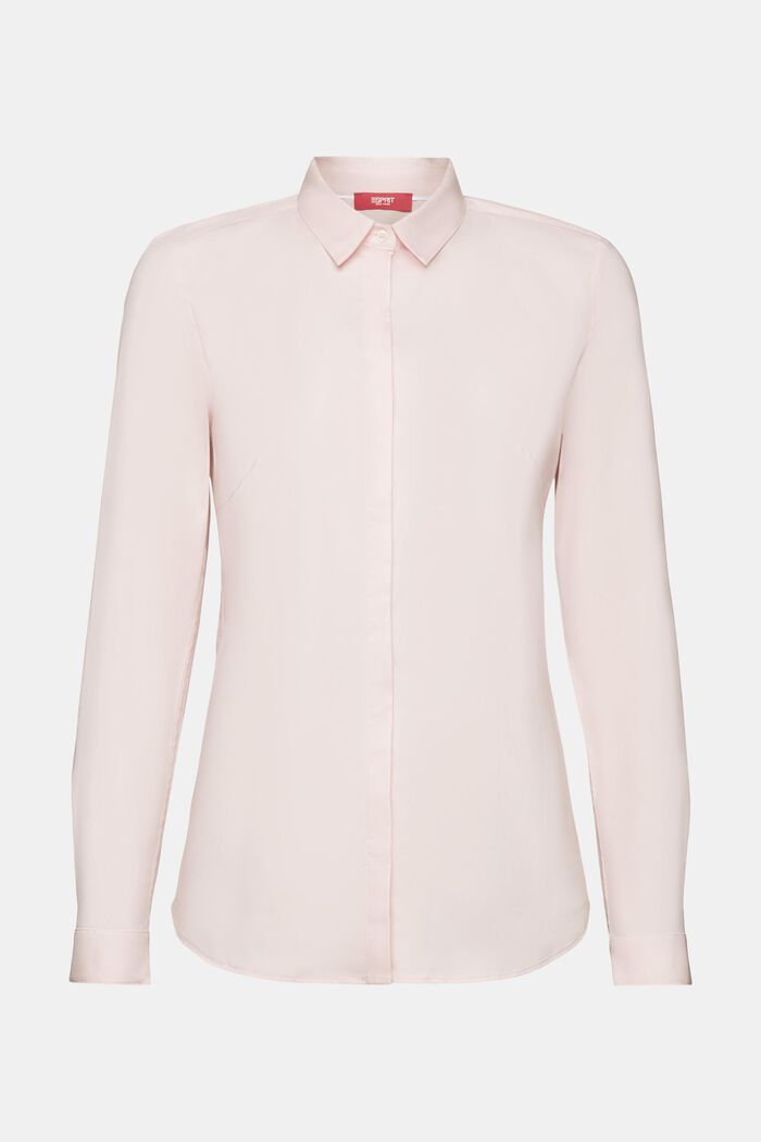Camicia in popeline a maniche lunghe, LIGHT PINK, detail image number 6