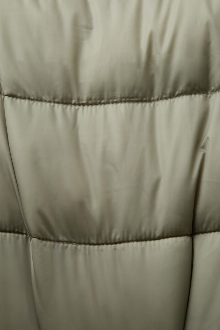 Gilet trapuntato in piumino, DUSTY GREEN, detail image number 5