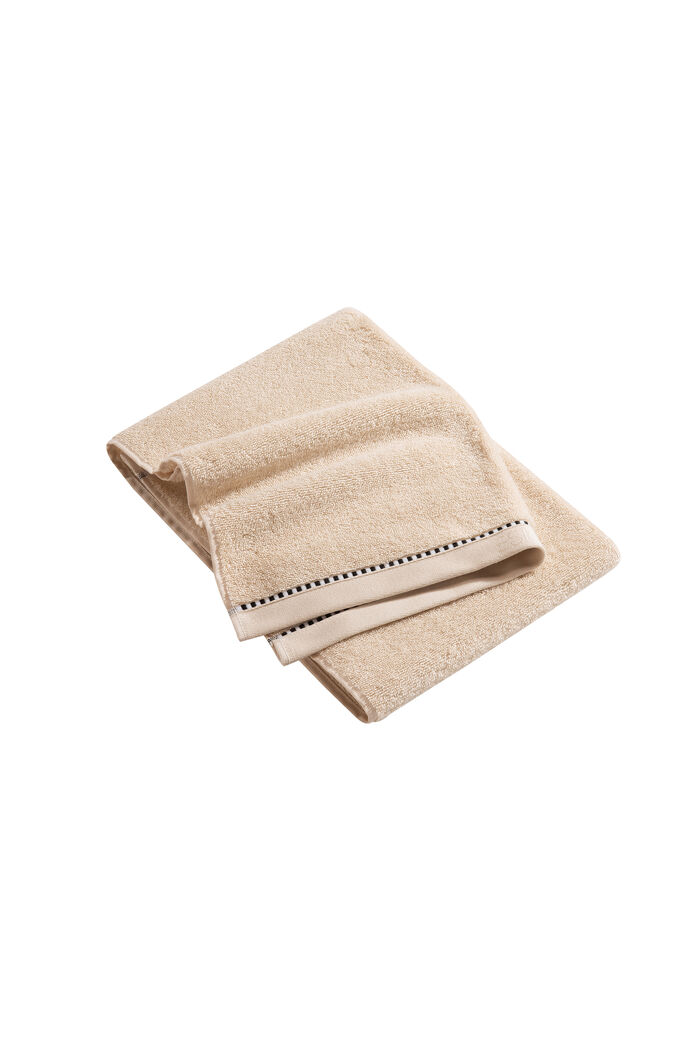 Con TENCEL™: set di asciugamani in spugna, SAND, detail image number 3