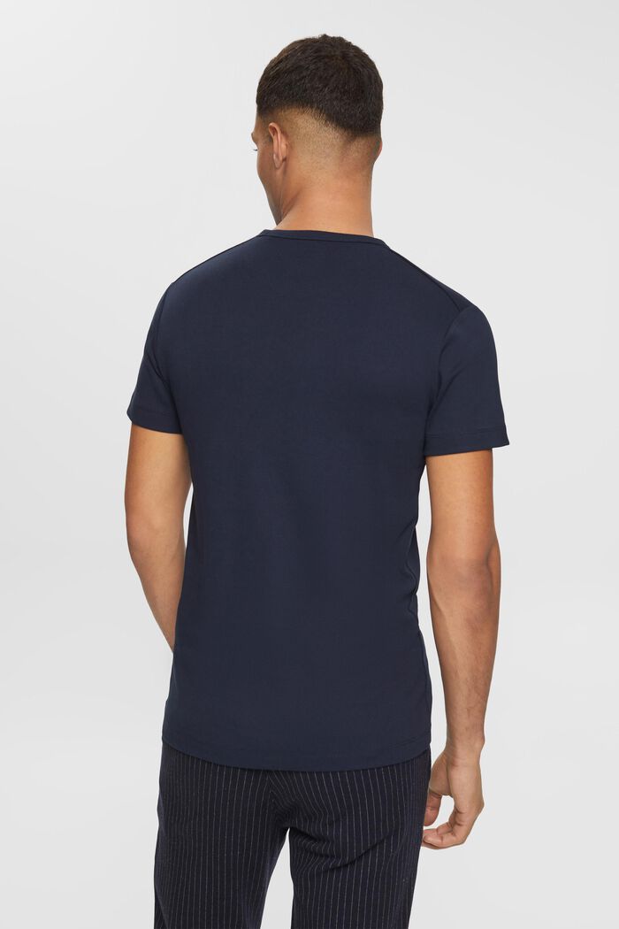 T-shirt in jersey slim fit, NAVY, detail image number 4