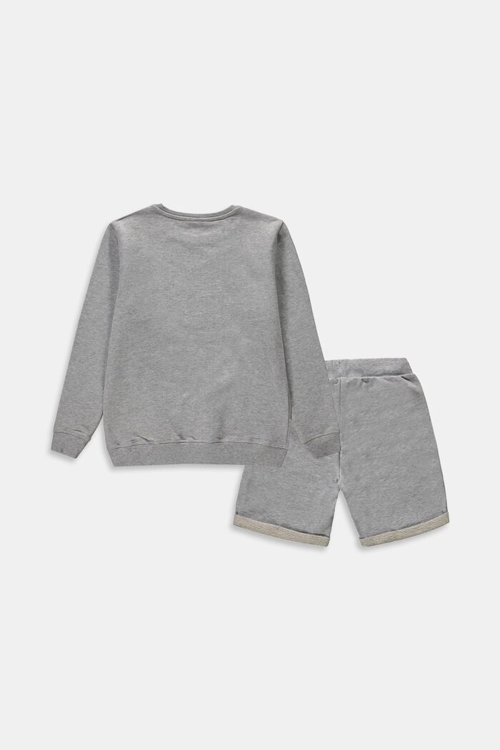 Set: pullover e shorts, 100% cotone