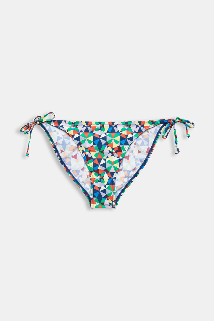 In materiale riciclato: slip da bikini con lacci laterali, GREEN, detail image number 4